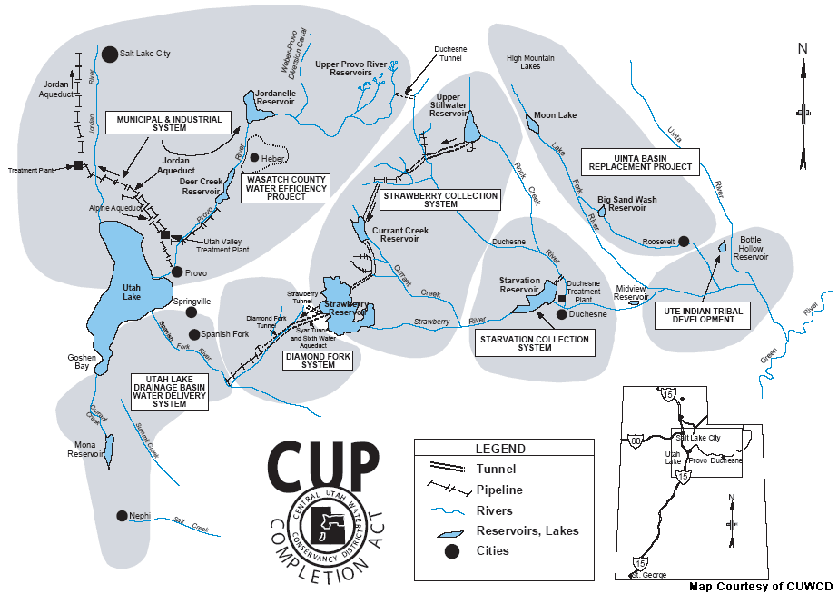 Bonneville Unit Systems Map (Large)