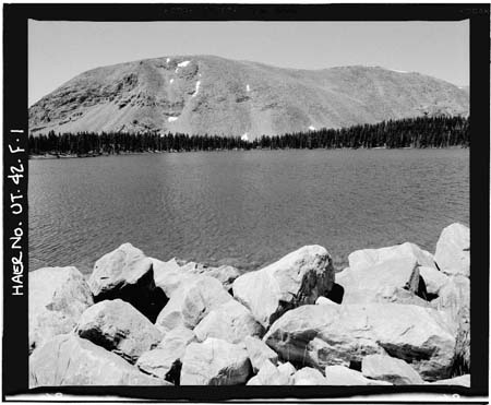 HAER photo of East Timothy Lake looking west, July 1985