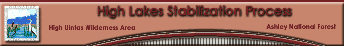 high mountain lakes stabilization project