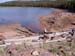 02-Island Lake Dam inlet and upstream face at start of stabilization project
