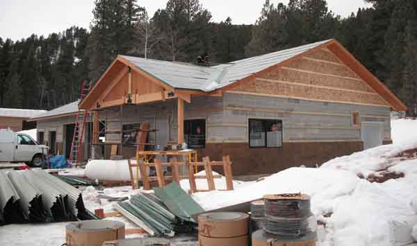 big springs tribal hatchery administrative building construction