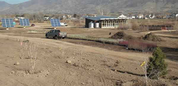 Utah Botanical Center solar panels